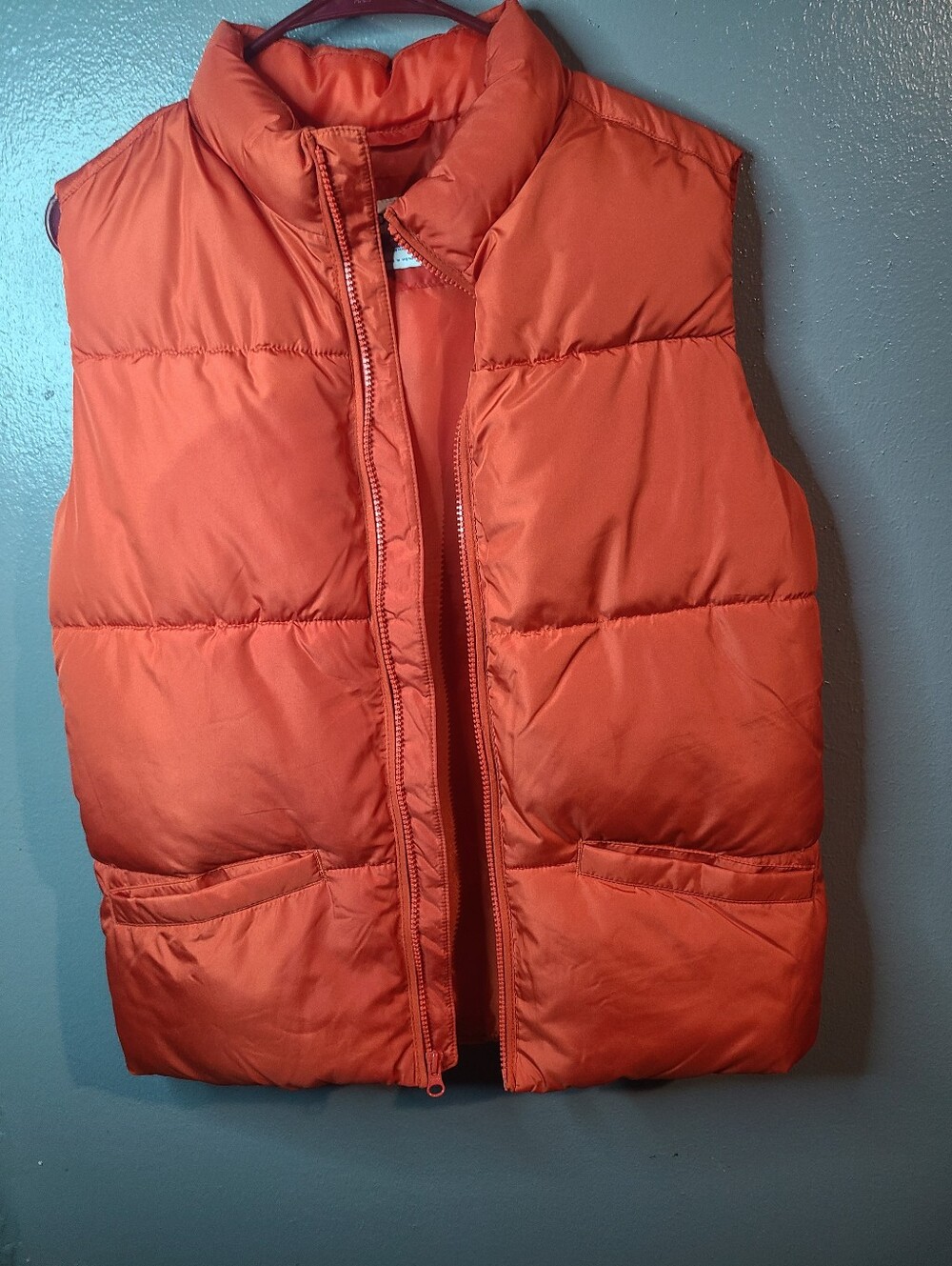Old Navy Orange Puffer Vest for Kids
